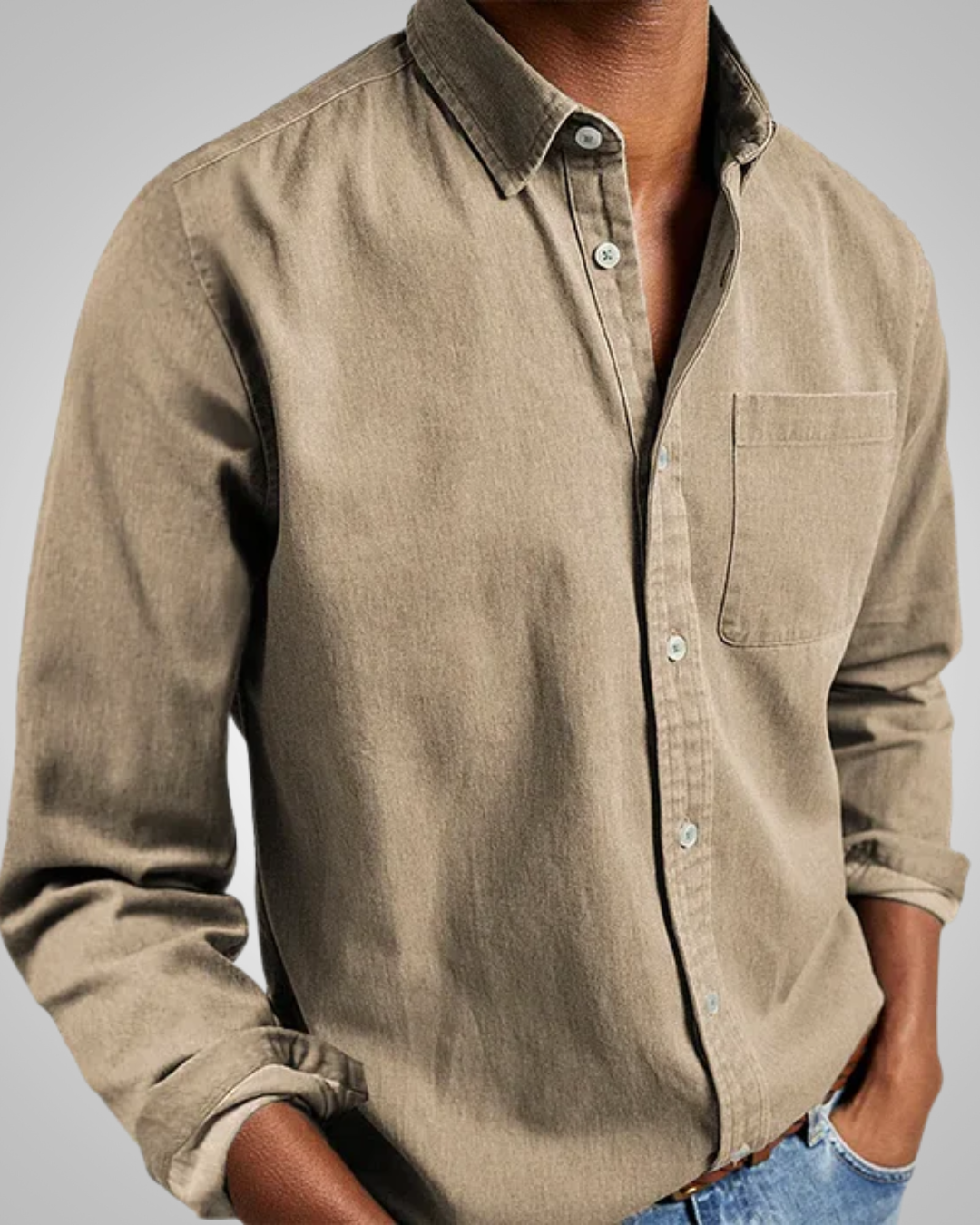 Kristof | Herre Formel Klassisk Sommer Skjorte