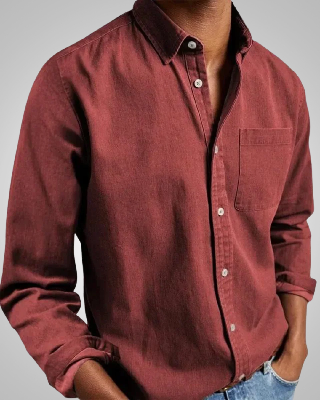 Kristof | Herre Formel Klassisk Sommer Skjorte