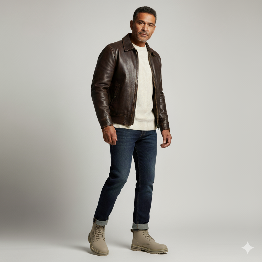 Herre-kampstøvler | Snørelukning og slidstærk sål til udendørs og afslappet brug