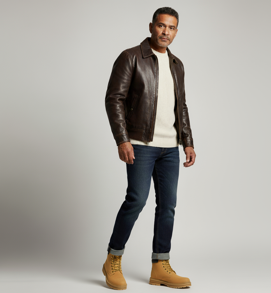 Herre-kampstøvler | Snørelukning og slidstærk sål til udendørs og afslappet brug