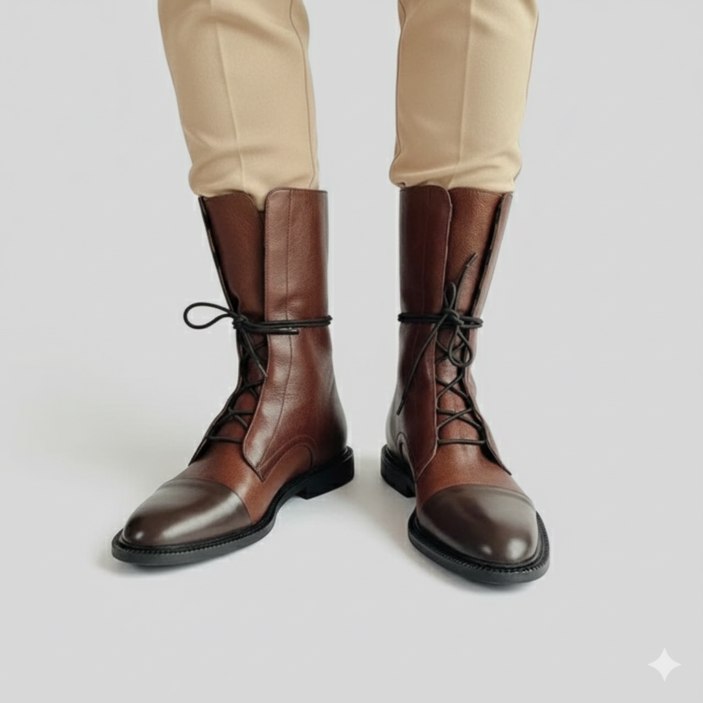 KVINDERS LACE-UP LÆDERSTØVLER | CLASSIC