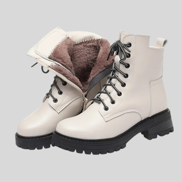 KVINDER LACE-UP STØVLER | ANKELHØJDE