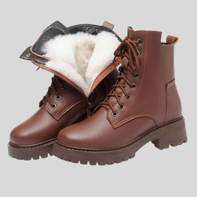 KVINDER LACE-UP STØVLER | ANKELHØJDE