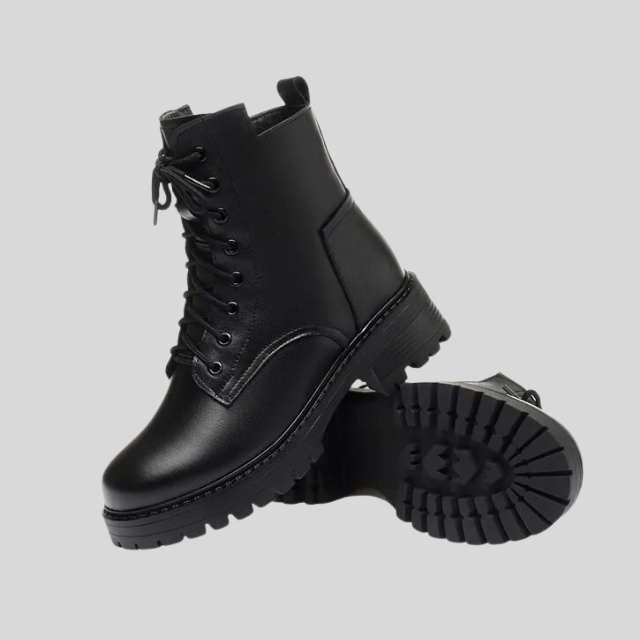 KVINDER LACE-UP STØVLER | ANKELHØJDE