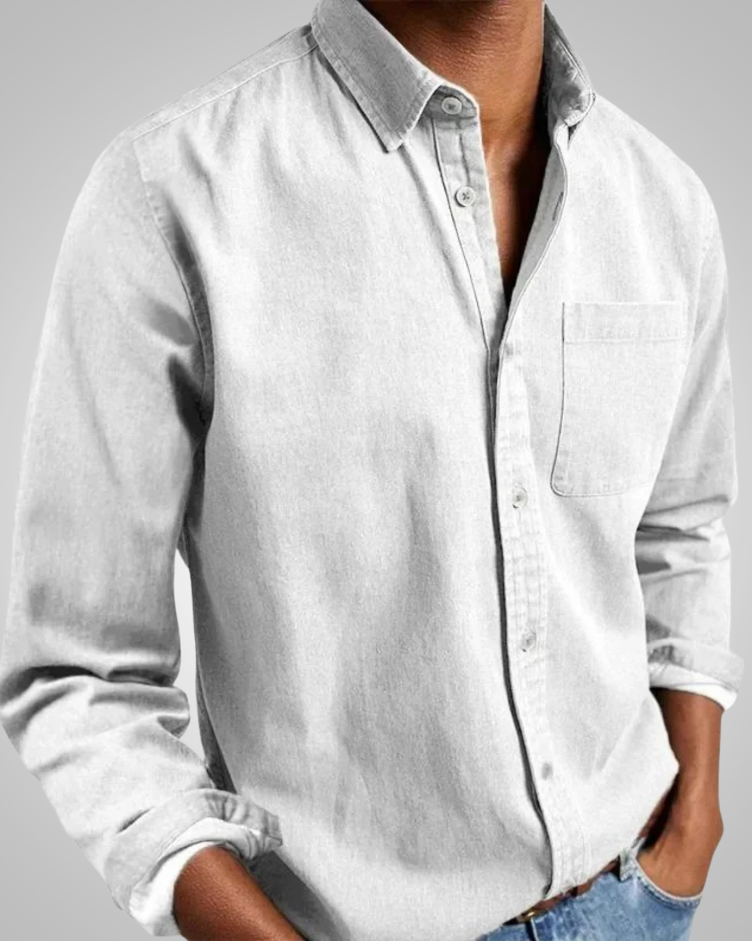 Kristof | Herre Formel Klassisk Sommer Skjorte